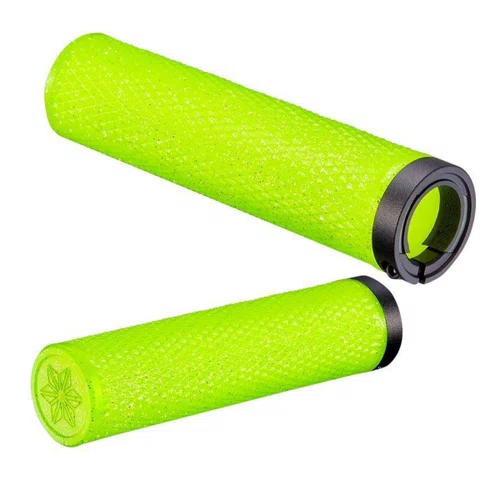 Manopla de Bicicleta Supacaz Diamond Kush DG-04 Amarela