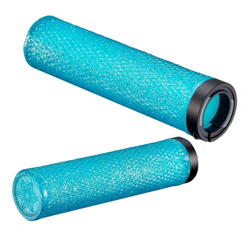 Manopla de Bicicleta Supacaz Diamond Kush DG-16 Azul