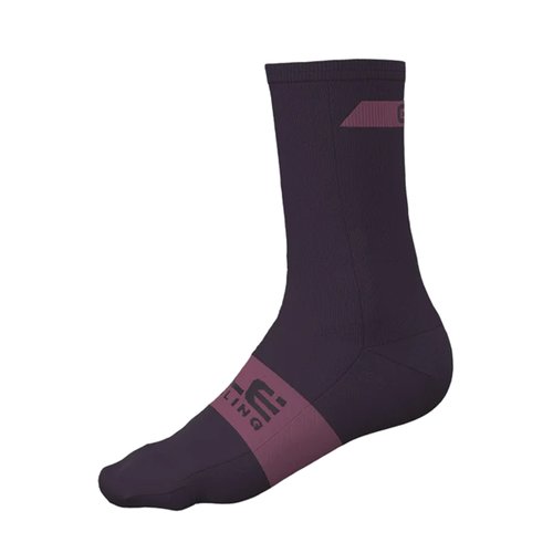 Meia de Ciclismo ALÉ Follow ME Roxa