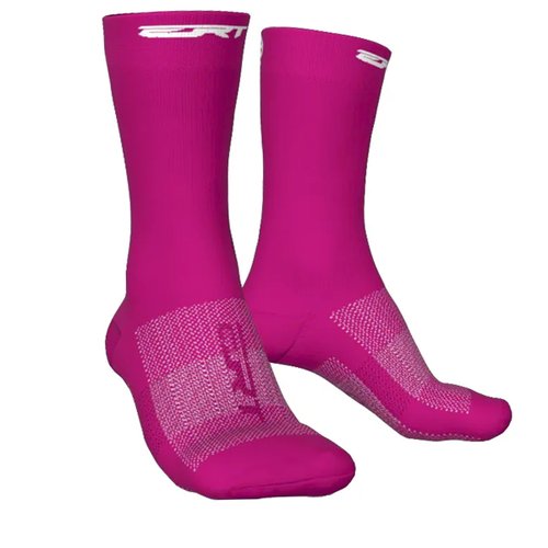 Meia de Ciclismo ERT Fucsia Total Rosa