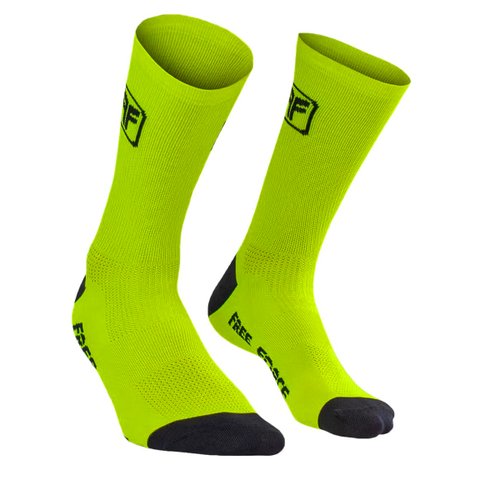 Meia de Ciclismo Free Force FF Amarela Meia de Ciclismo Free Force FF Amarela