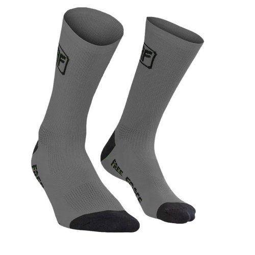 Meia de Ciclismo Free Force Lisa Cinza Meia de Ciclismo Free Force Lisa Cinza