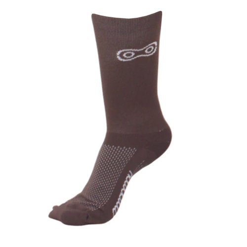 Meia de Ciclismo Marcio May Sports Marrom