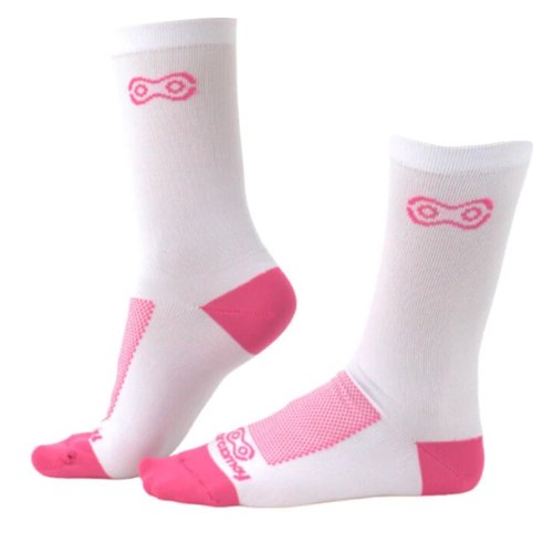 Meia de Ciclismo Marcio May Sports Minimal Rosa