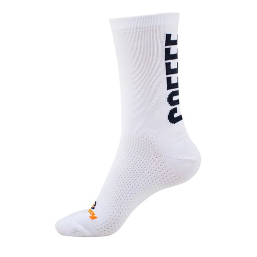 Meia de Ciclismo Marcio May Sports Ride Coffee Branca