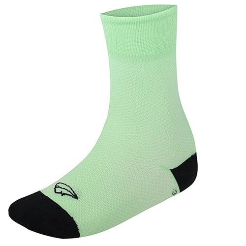 Meia de Ciclismo Mauro Ribeiro Carbon Reflex Feminina Verde