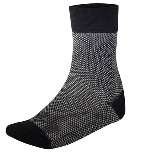Meia de Ciclismo Mauro Ribeiro Carbon Reflex Preta