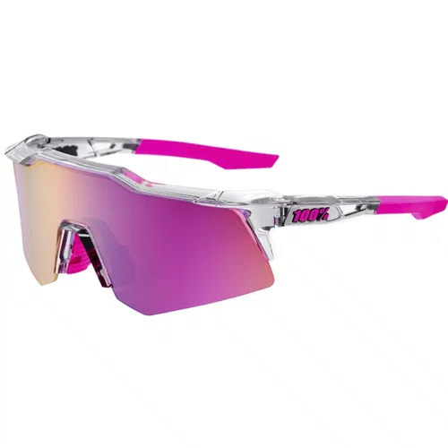 Óculos Ciclismo 100% SpeedCraft Grey Purple Multilayer 2 Lentes