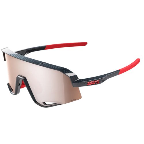 Óculos de Ciclismo 100% Slendale Hiper Crimson Silver Mirror