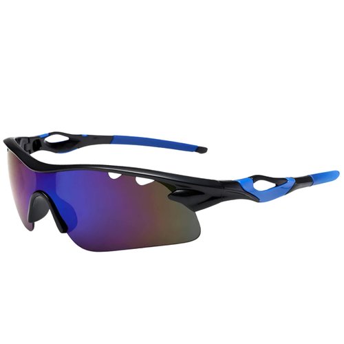 Óculos de Ciclismo Absolute GTI Radar Black Blue Mirror