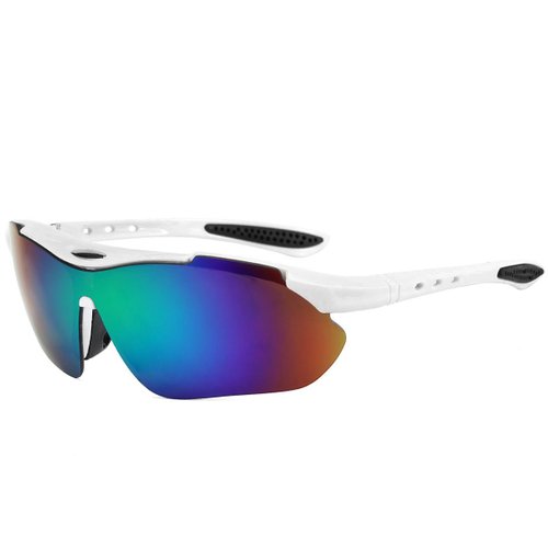 Óculos de Ciclismo Absolute GTI White Multicolor Mirror