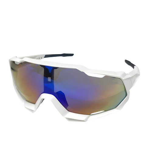 Óculos de Ciclismo Absolute GTI Speedtrap White Purple Mirror