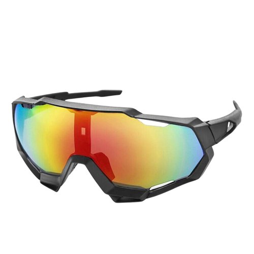 Óculos de Ciclismo Absolute GTI Speedtrap Black Yellow Mirror