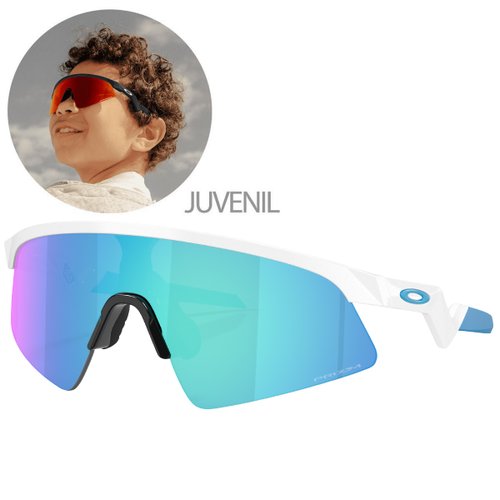 Óculos de Ciclismo Oakley Juvenil Resistor Sweep Prizm Sapphire