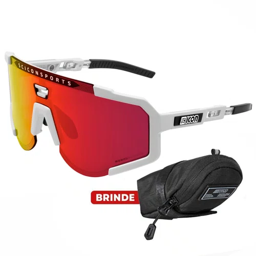 Óculos de Ciclismo Scicon Aeroscope Multimirror Red 2 Lentes