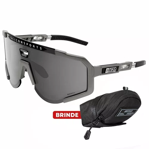 Óculos de Ciclismo Scicon Aeroscope Multimirror Silver 2 Lentes