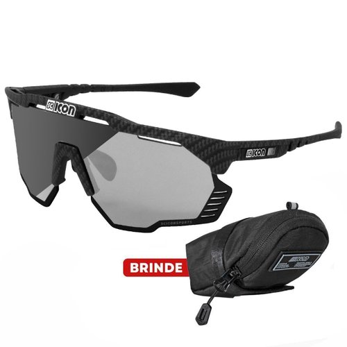 Óculos de Ciclismo Scicon Aeroshade Kunken Carbon Matt Fotocromático