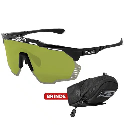 Óculos de Ciclismo Scicon Aeroshade Kunken Gloss Green 2 Lentes