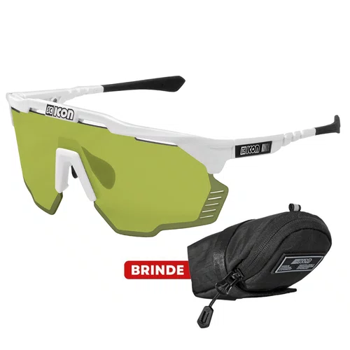 Óculos de Ciclismo Scicon Aeroshade Kunken Green Trail 2 Lentes