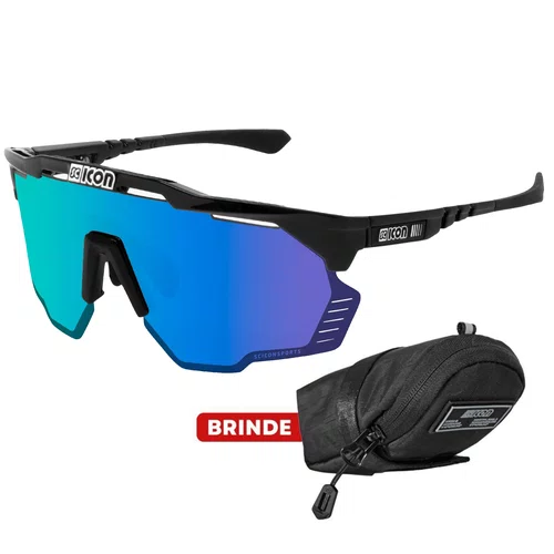Óculos de Ciclismo Scicon Aeroshade Kunken Multimirror Blue 2 lentes