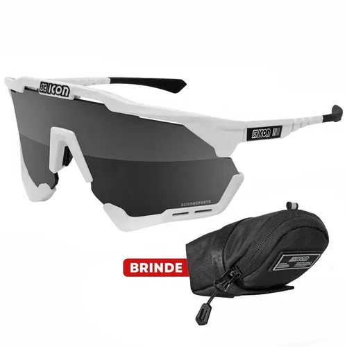 Óculos de Ciclismo Scicon Aeroshade XL Multimirror Silver 2 Lentes