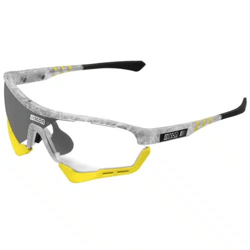 Óculos de Ciclismo Scicon Aerotech XL Fotocromático Silver p Lente de Grau