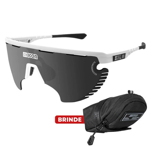Óculos de Ciclismo Scicon Aerowing Lamon Silver 2 Lentes