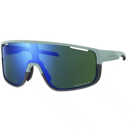 Óculos de Ciclismo Shimano Pulsar3 Ridescape Gravel Sage Verde 2 Lentes
