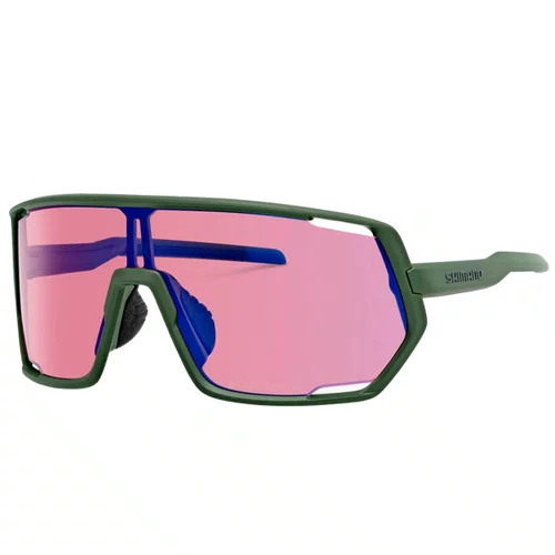 Óculos de Ciclismo Shimano Technium Ridescape Off-Road Verde Oliva Fosco