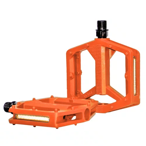 Pedal de Bicicleta GTA Paco Rider Plataforma 9/16 Laranja
