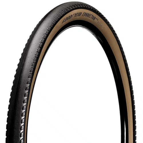 Pneu de Bicicleta Gravel Goodyear Connector Speed Race TLR 700x45 Bege