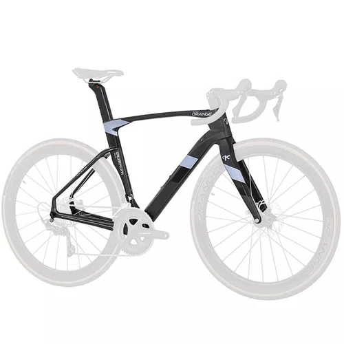 Quadro De Bicicleta Black Orange Platinum Pro Carbon 2022