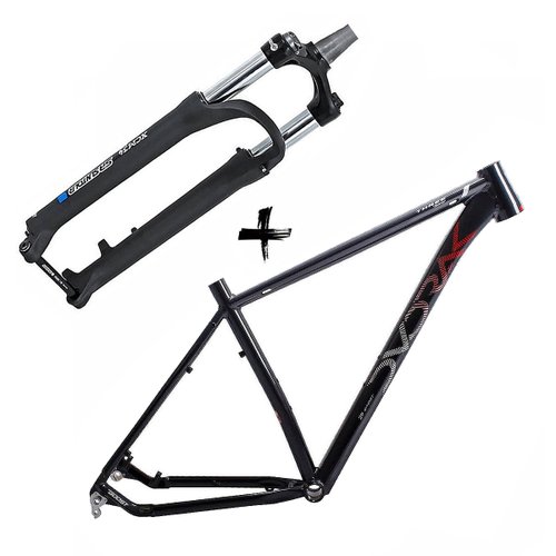 Quadro de Bicicleta Dvorak Three Boost + Suspensão SR Suntour XCM 34 RL 29 100mm Boost