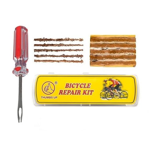 Kit Ferramenta para Pneu Tubeless Absolute Thumbs Up com 10 Remendos
