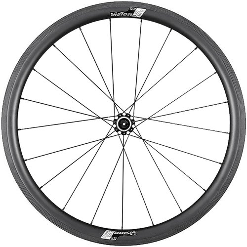 Roda de Bicicleta Vision SC 40 Carbon Rim Brake Tubeless HG Traseira