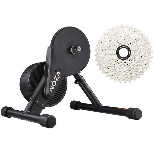 Rolo de Treino Acer Xplova Noza One Interativo + Cassete de Bicicleta Sunrace MS1 Padrão Shimano HG 11-36 10 Vel