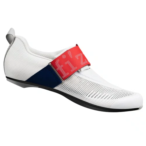 Sapatilha de Ciclismo Fizik Hydra Aerowave Carbon Triathlon Branca