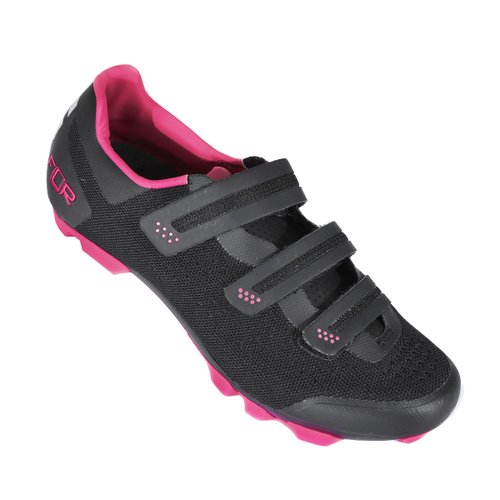 Sapatilha de Ciclismo FLR F-55 Knit MTB Rosa