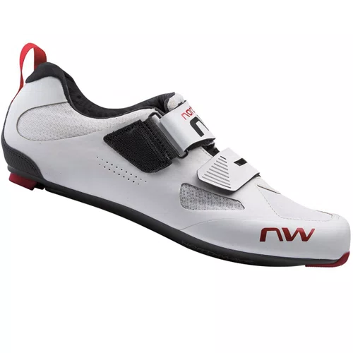 Sapatilha de Ciclismo Northwave Tribute 2 Triathlon Branca e Vermelha