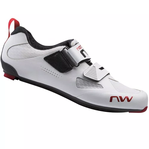 Sapatilha de Ciclismo Northwave Tribute 2 Triathlon Branca e Vermelha