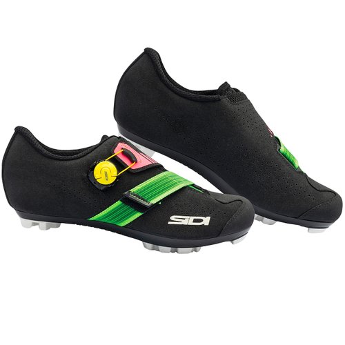 Sapatilha de Ciclismo Sidi Aertis Mega MTB Preta e Verde