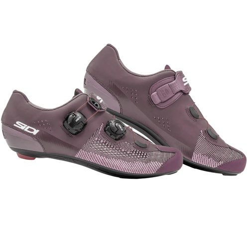 Sapatilha de Ciclismo Sidi Genius 10 Knit Carbon Speed Roxa