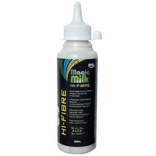 Selante para Pneu de Bicicleta Tubeless OKO Magic Milk Hi-Fiber 250ml