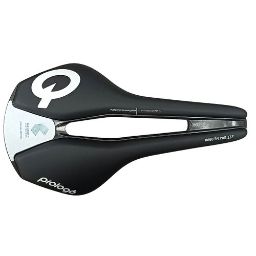 Selim de Bicicleta Prologo Nago R4 PAS Nack 137mm Carbon