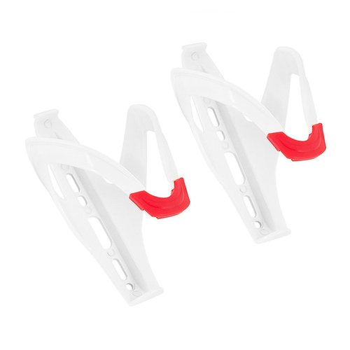 Kit Suporte Garrafa de Ciclimo Rontek Custom Race Branco 2 Unidades