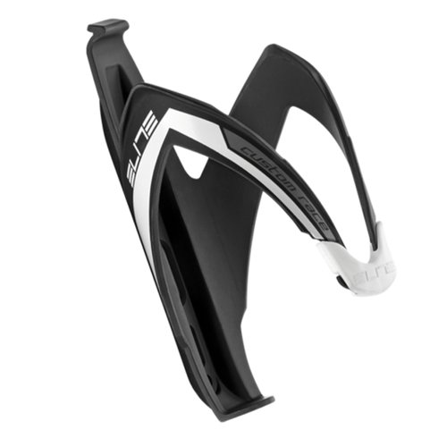 Suporte Garrafa de Ciclismo Elite Custom Race Skin Preto e Branco