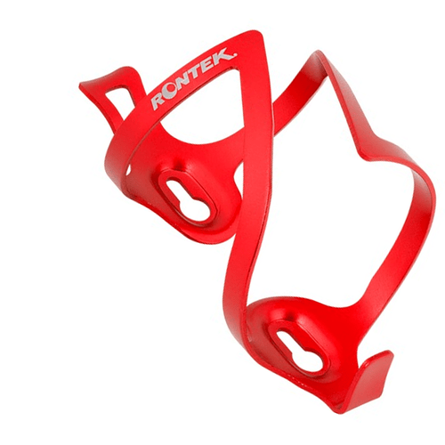 Suporte Garrafa de Ciclismo Rontek Alumínio Vermelho