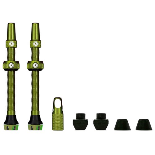 Valvula de Bicicleta Muc-Off Tubeless 44mm Verde 2 Unidades