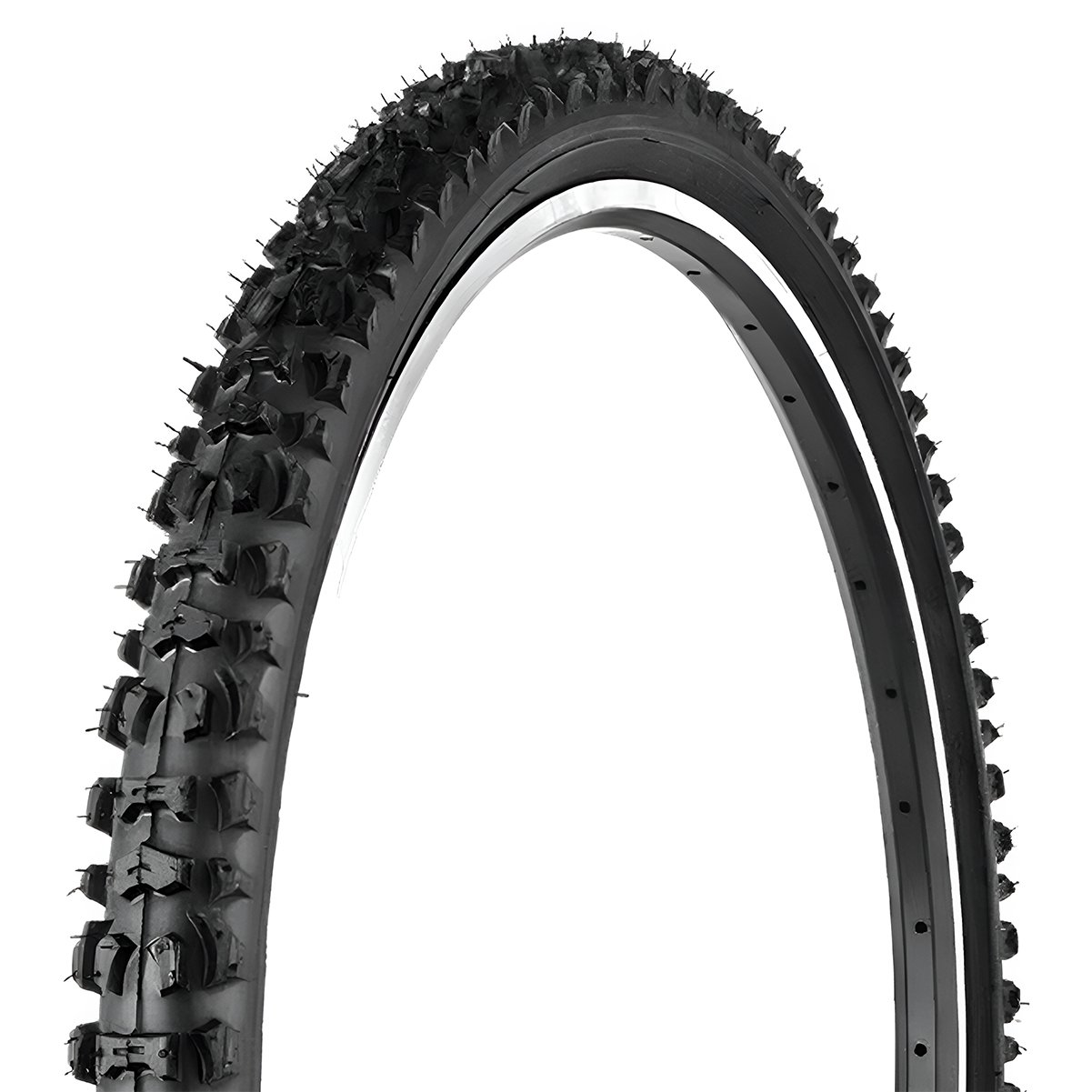 Par De Pneus 26x1.95 Kenda Faixa Amarela Cravo Bicicleta Mtb  Jm