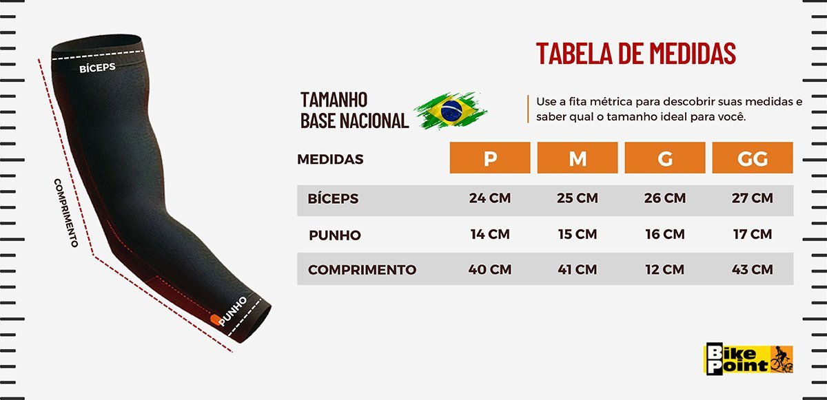 Manguito de Ciclismo Marcio May Inverno Preto Manguito de Ciclismo Marcio May Inverno Preto